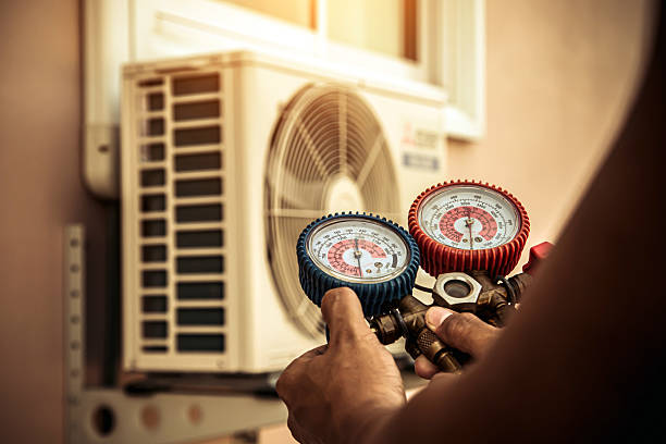 Professional Air Conditioning Service technician working in Olivebridge, NY